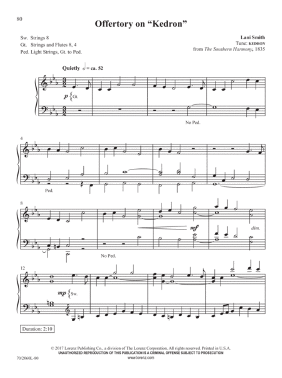 Easy Organ Library, Vol. 62 Organ Solo scores gallery preview page 47