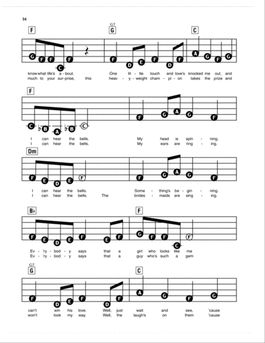 I Can Hear The Bells (from Hairspray) Electronic Keyboard scores gallery preview page 3