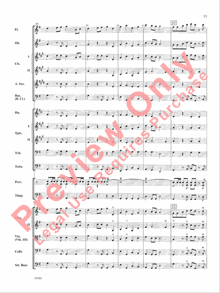 Hallelujah Chorus Full Orchestra scores gallery preview page 12