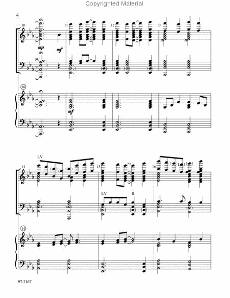 All Hail the Power of Jesus' Name (Eithun) Handbell Choir scores gallery preview page 3