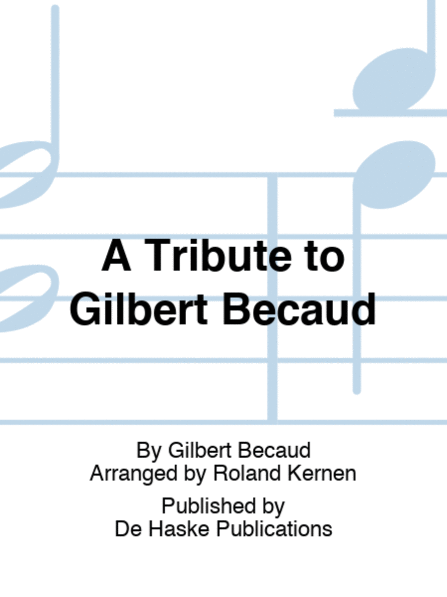A Tribute to Gilbert Bécaud Fanfare Band scores gallery preview page 1