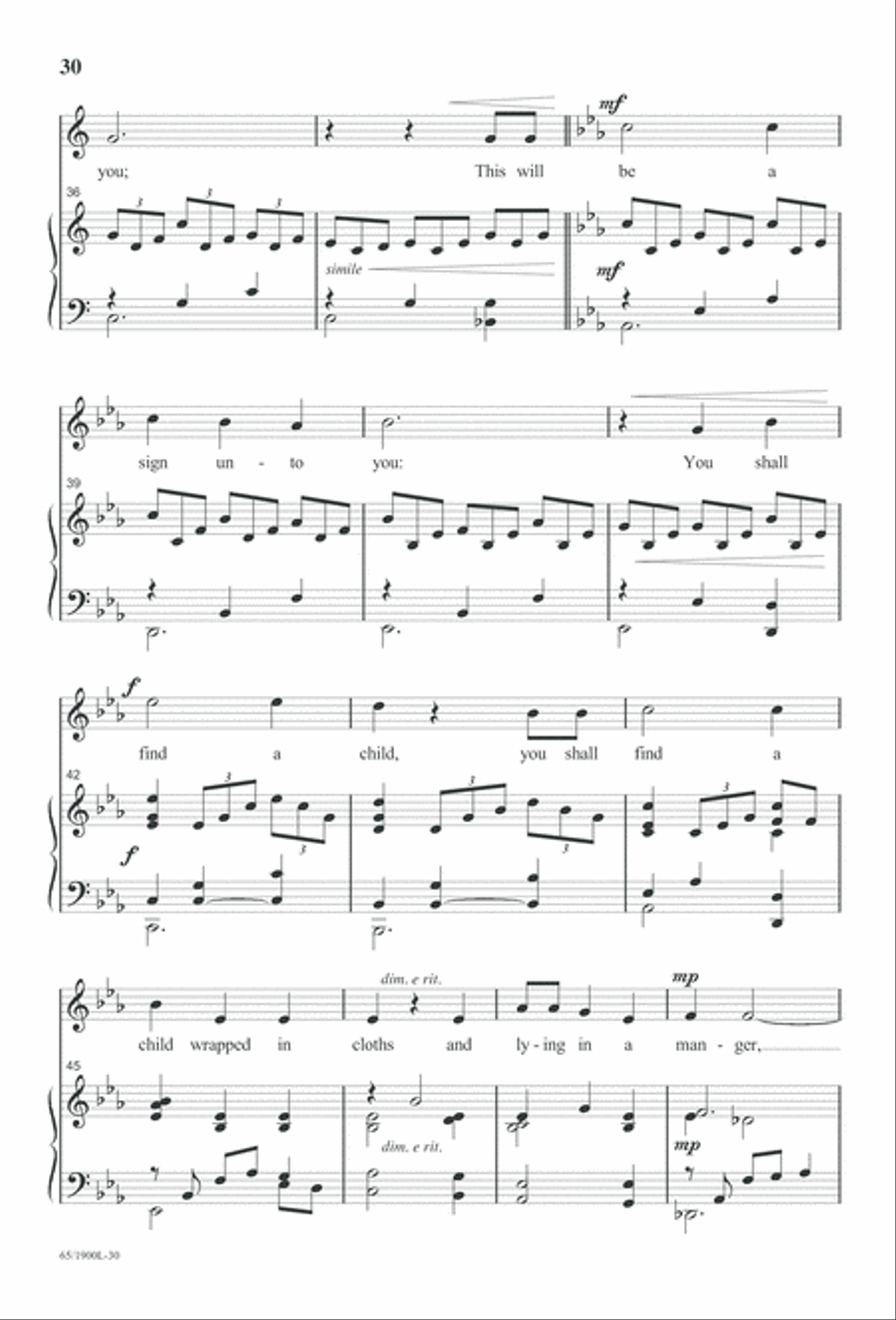 Love's Pure Light 3-Part scores gallery preview page 32