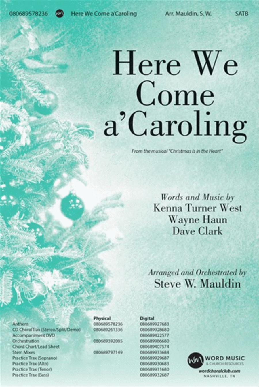 Here We Come a'Caroling - Anthem Choir scores gallery preview page 1