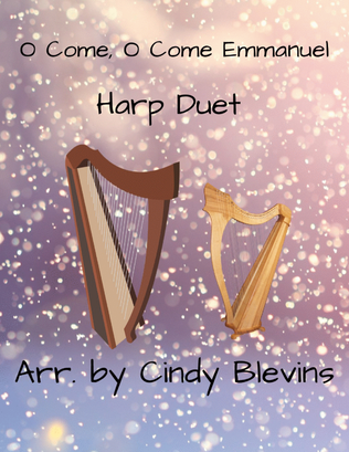 Book cover for O Come, O Come Emmanuel, for Harp Duet