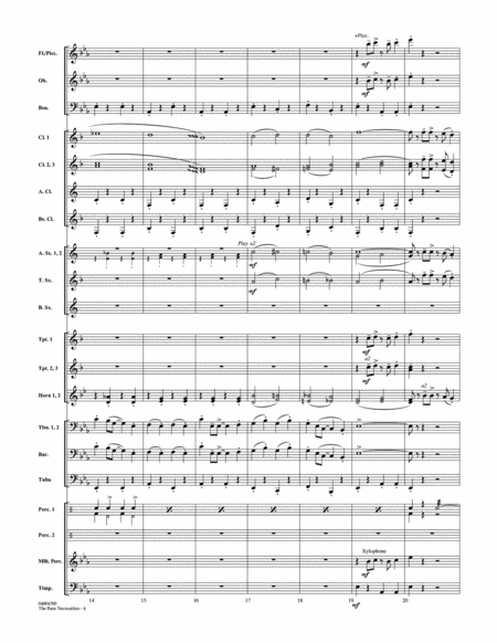 The Bare Necessities - Conductor Score (Full Score)