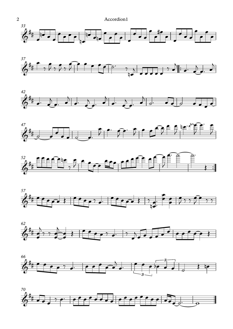 Sweet Child O' Mine Large Ensemble scores gallery preview page 2