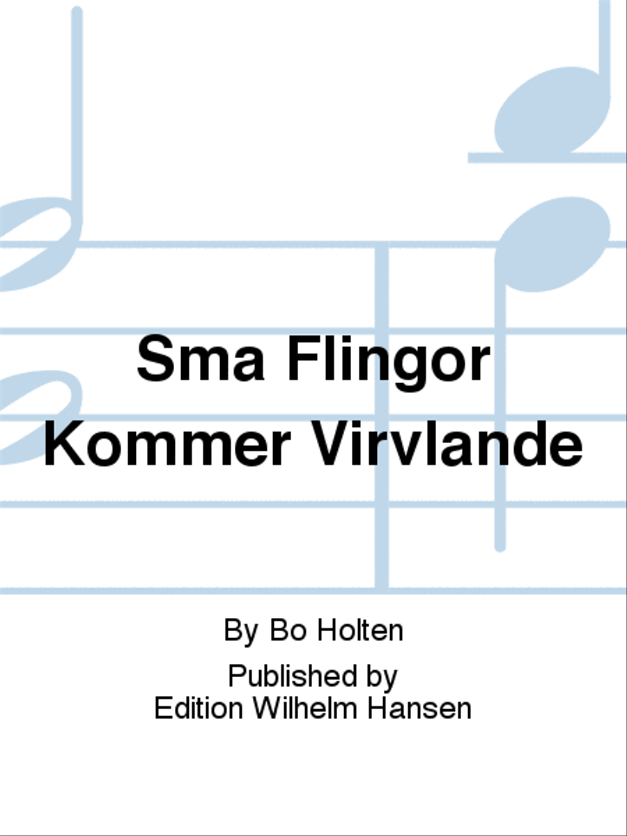 Små Flingor Kommer Virvlande Choir scores gallery preview page 1