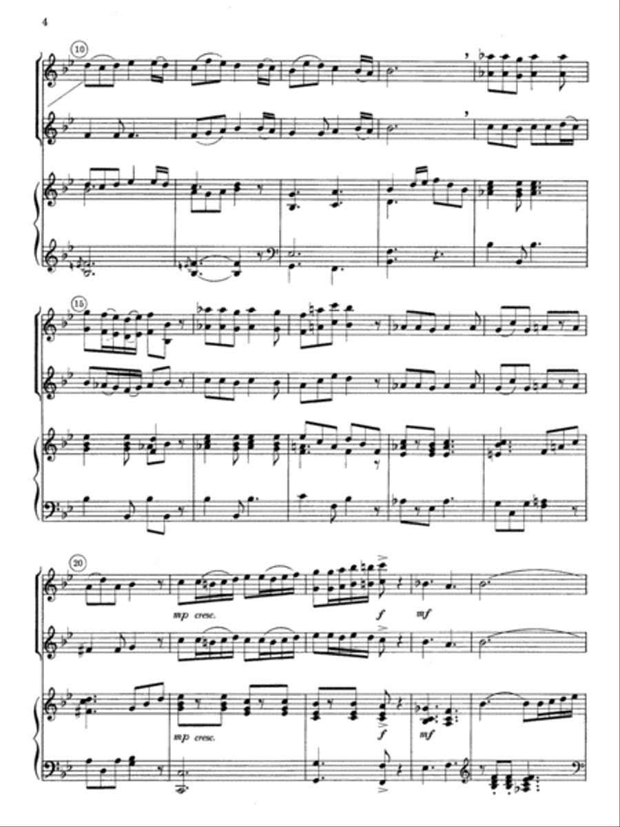 Solos and Duets - for Bb Instruments and Accompaniments (Volume I) Piano Accompaniment scores gallery preview page 3