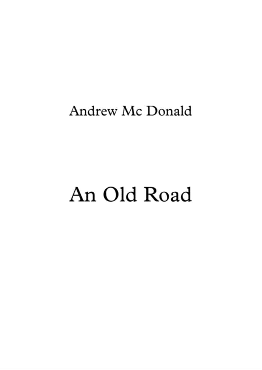 An Old Road Voice scores gallery preview page 1