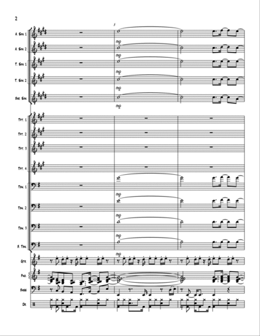 I Keep Forgettin' (Every Time You're Near) Jazz Ensemble scores gallery preview page 2