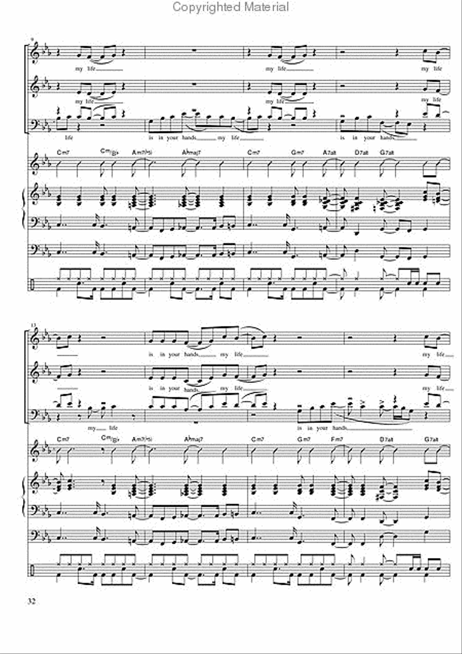My Fortress - A Funky Praise 3-Part scores gallery preview page 6