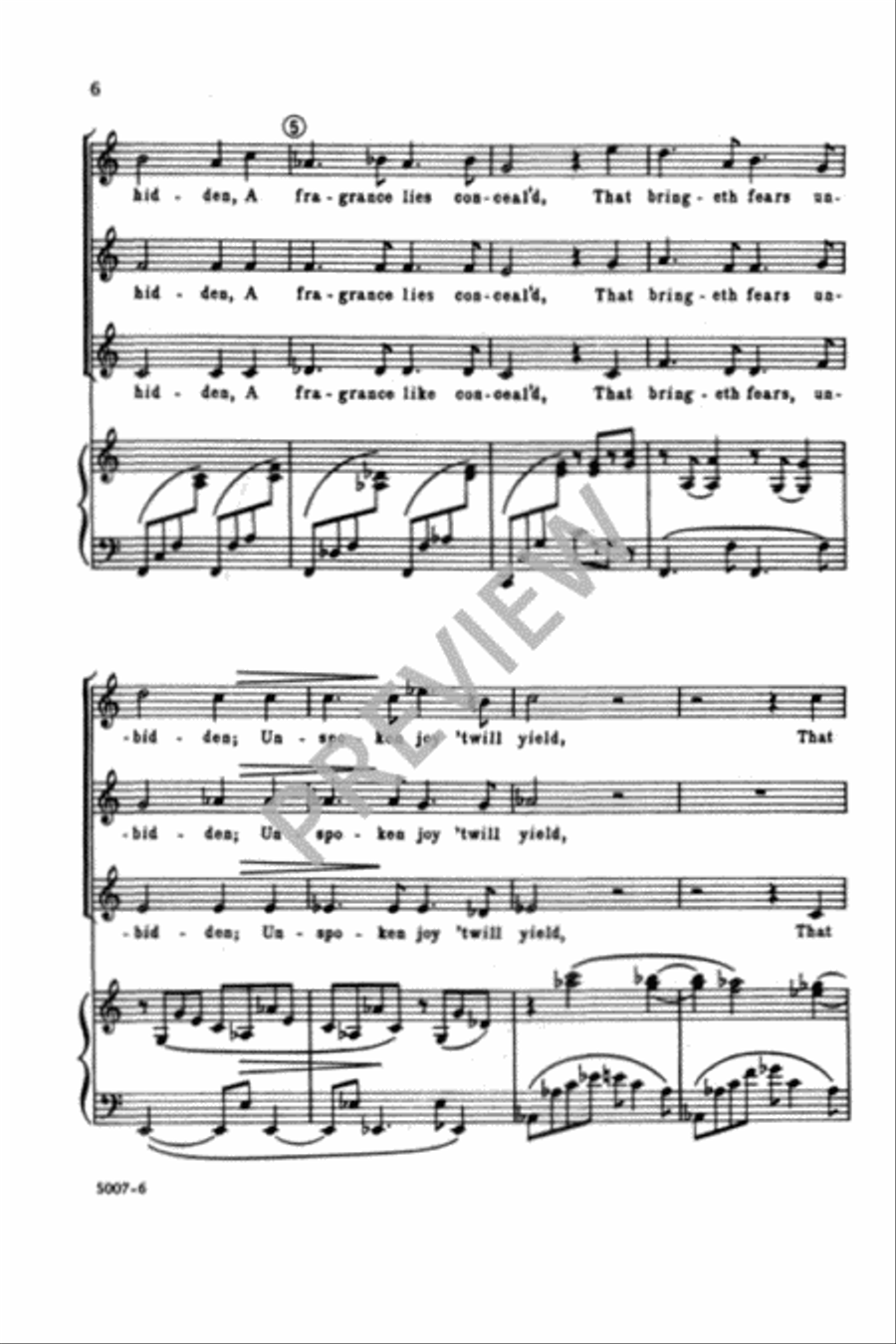A Thought Like Music SSA scores gallery preview page 7