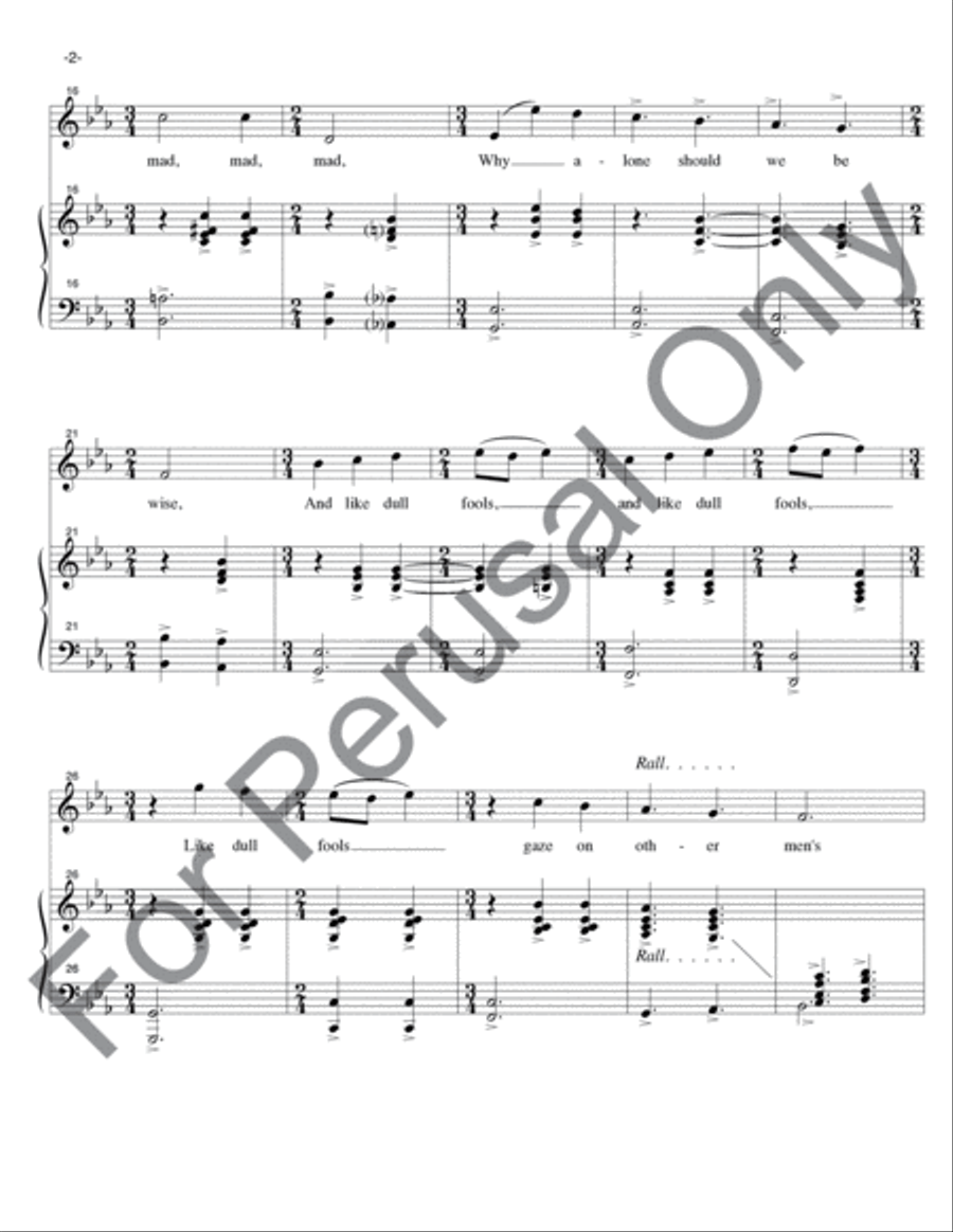 Come Let's Be Merry Come Let's Be Merry High Voice scores gallery preview page 3