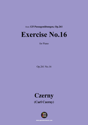 C. Czerny-Exercise No.16,Op.261 No.16