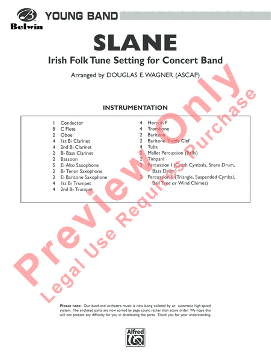 Slane Concert Band scores gallery preview page 2