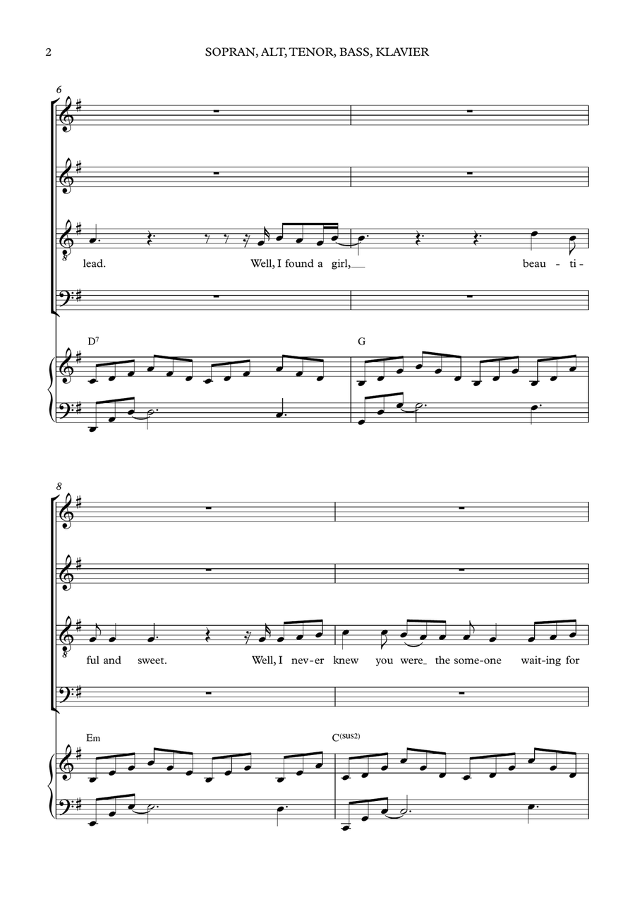 Perfect Symphony 4-Part scores gallery preview page 2