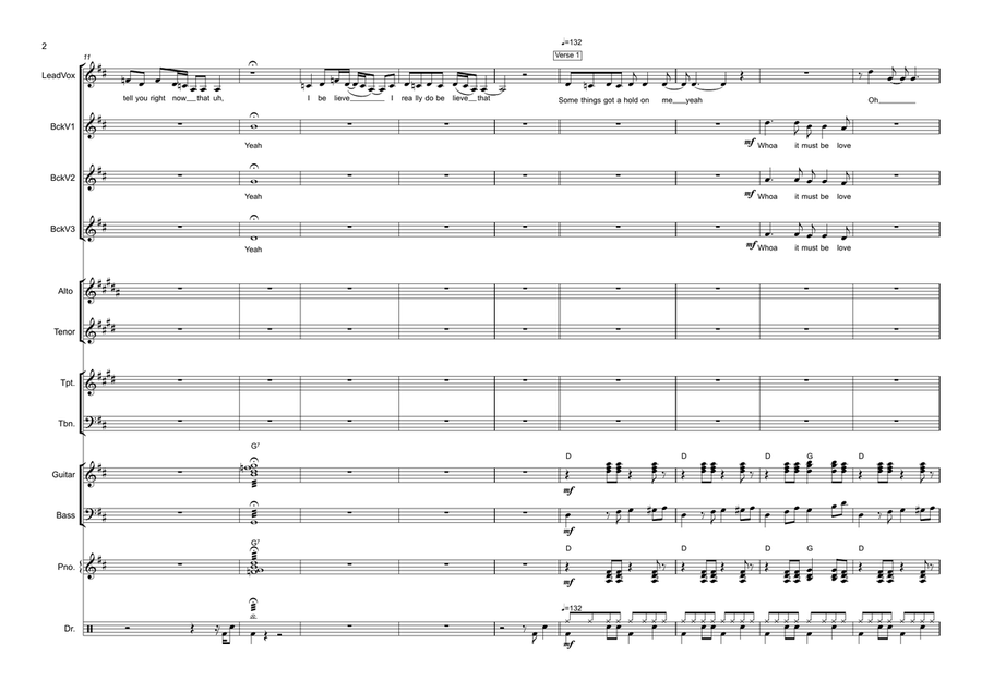 Something's Got A Hold On Me Small Ensemble scores gallery preview page 3
