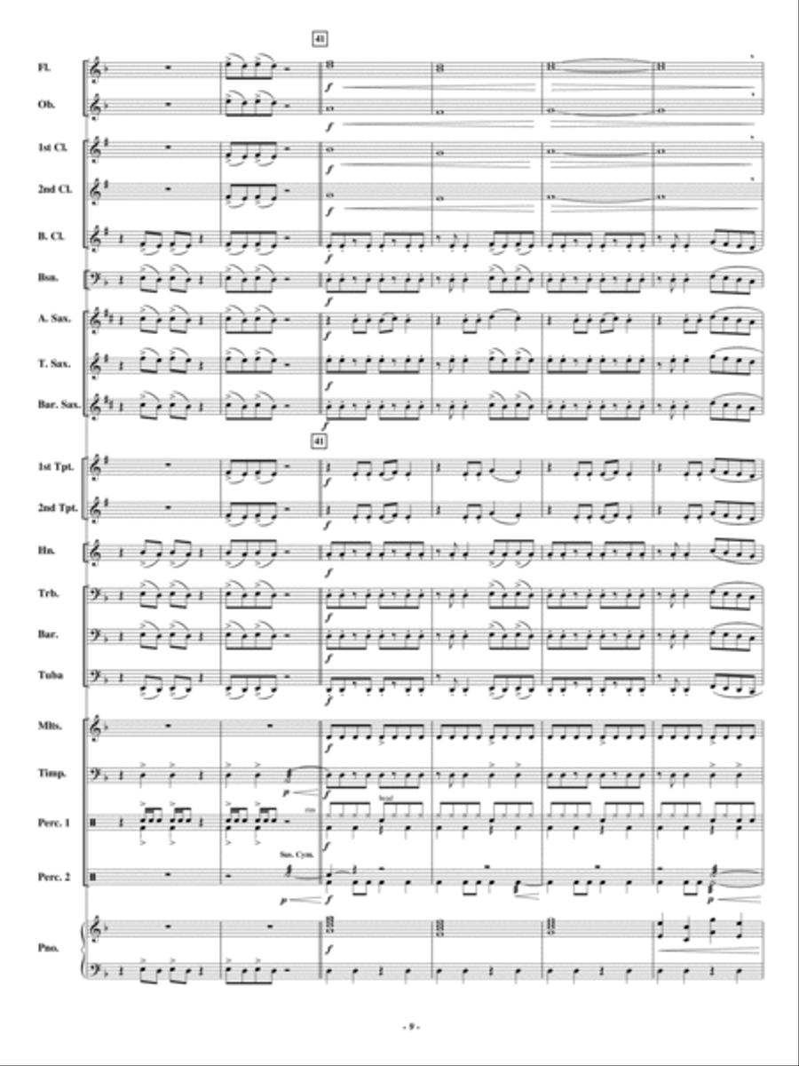 Snakebite! Concert Band scores gallery preview page 8