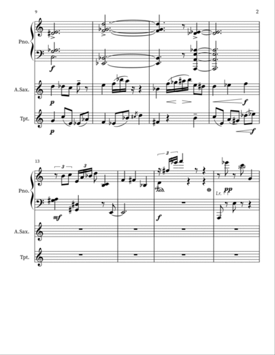 Sketches 1 - Score Only Small Ensemble scores gallery preview page 2