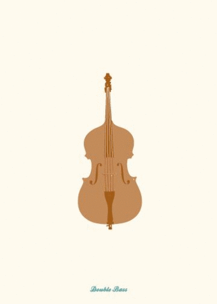 Double Bass - Greeting Card