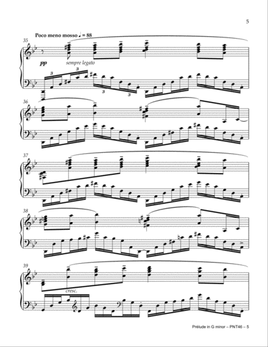 Prelude In G Minor Piano Method scores gallery preview page 5