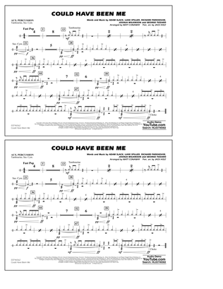 Could Have Been Me (arr. Matt Conaway) - Aux Percussion
