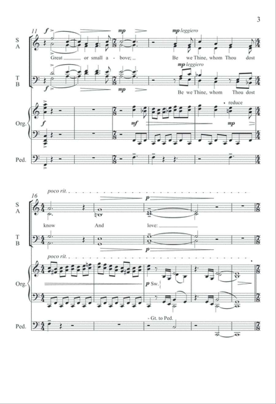 Great or Small 4-Part scores gallery preview page 3
