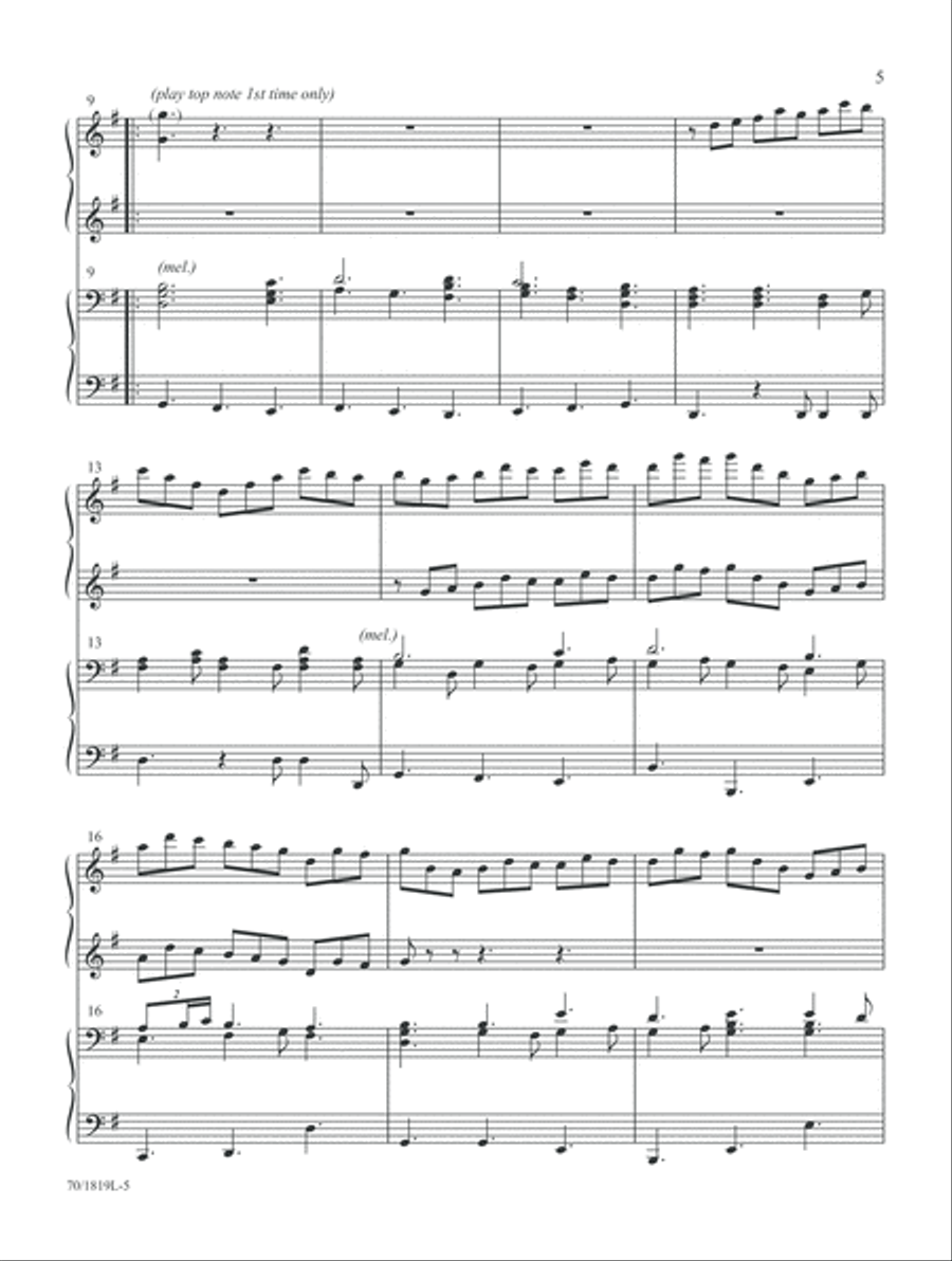 Two Become One Two Become One Piano Duet scores gallery preview page 5