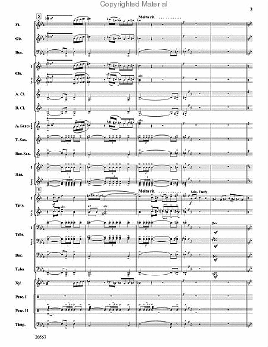 Sketches of Spain Sketches of Spain Concert Band scores gallery preview page 3