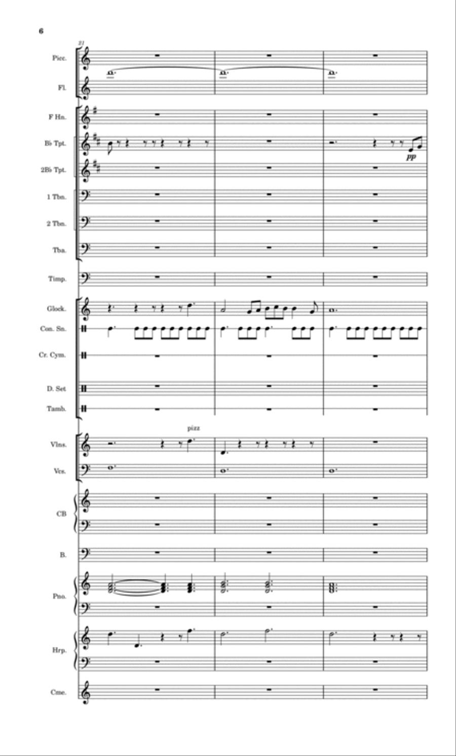 The Dragon Race Full Orchestra scores gallery preview page 6