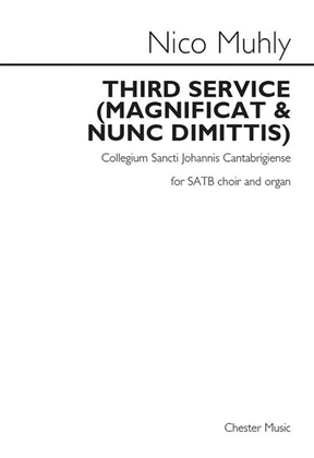Book cover for Third Service (Magnificat & Nunc Dimittis)