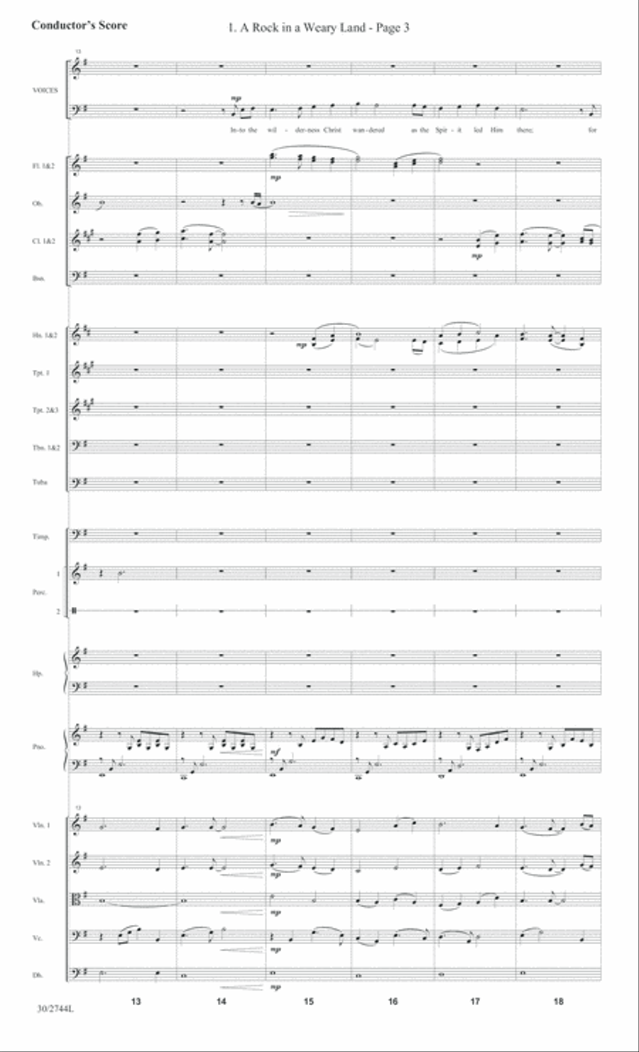 No Stone Could Hold Him - Full Score Choir scores gallery preview page 5