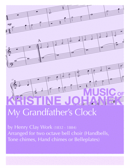 My Grandfather's Clock (2 octave handbell choir with optional woodblock) image number null