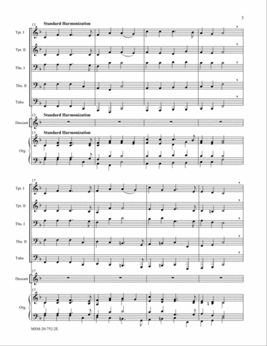 Hark! The Herald Angels Sing (Mendelssohn) Choir scores gallery preview page 3