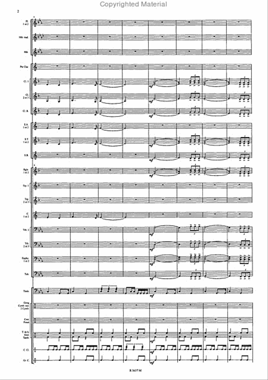 Ambaixadora Contrabandistas Concert Band scores gallery preview page 3