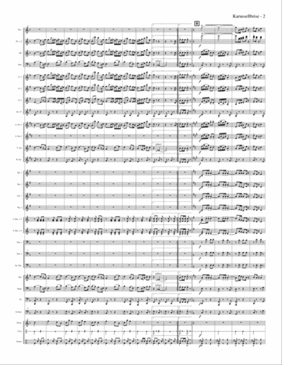Karussellbrise Concert Band scores gallery preview page 3