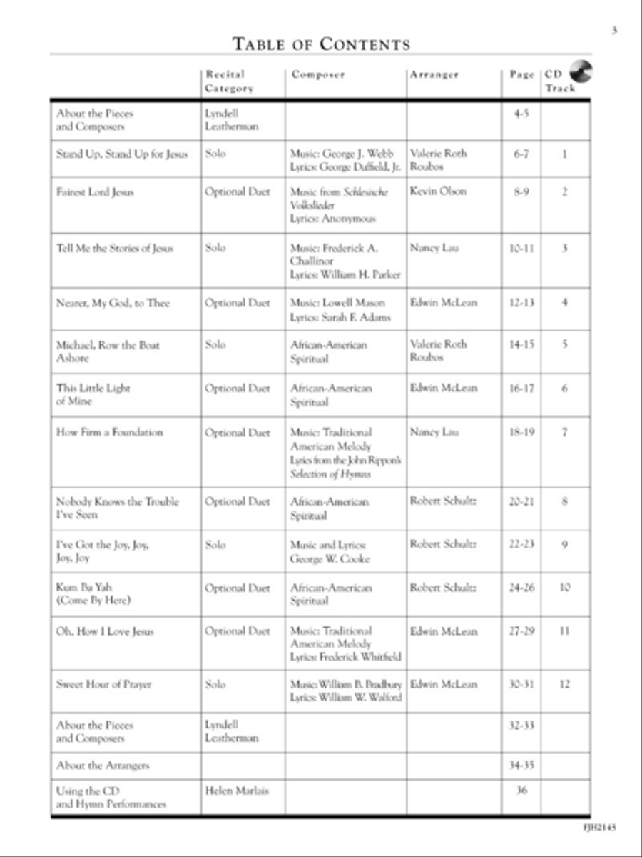 In Recital! with Timeless Hymns, Book 2 (NFMC) Piano Method scores gallery preview page 2