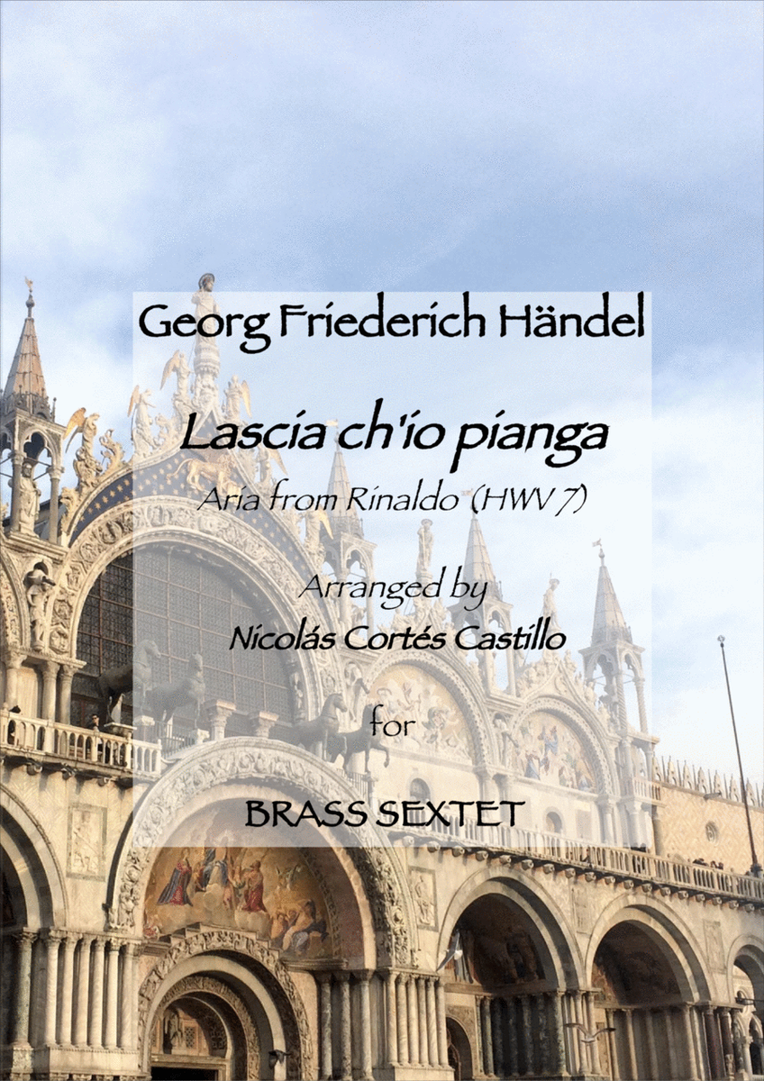 Lascia ch'io pianga for Brass Sextet image number null