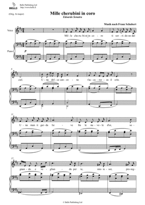 Mille cherubini in coro (D Major)