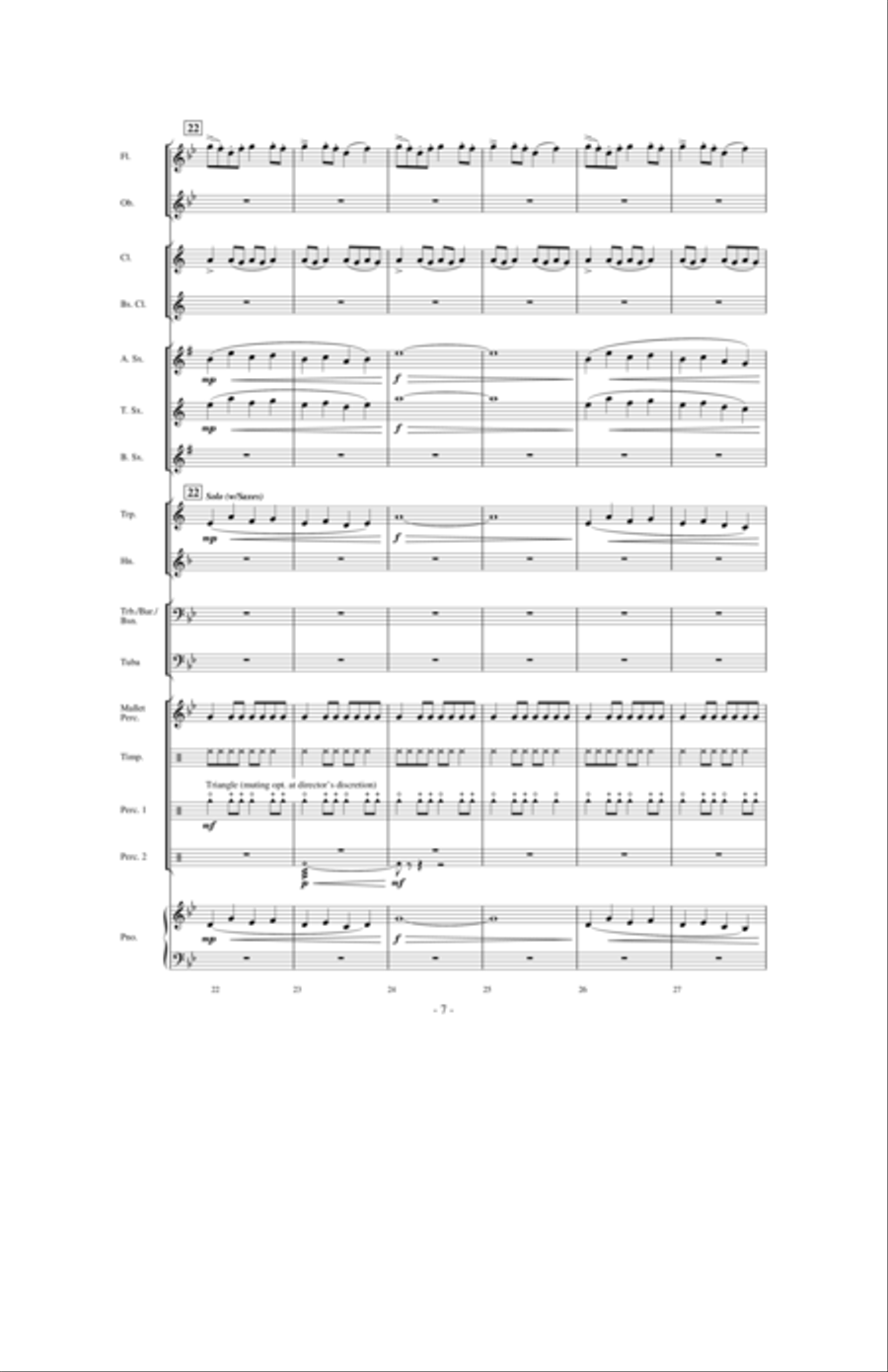 Moto Continuo Moto Continuo Concert Band scores gallery preview page 10