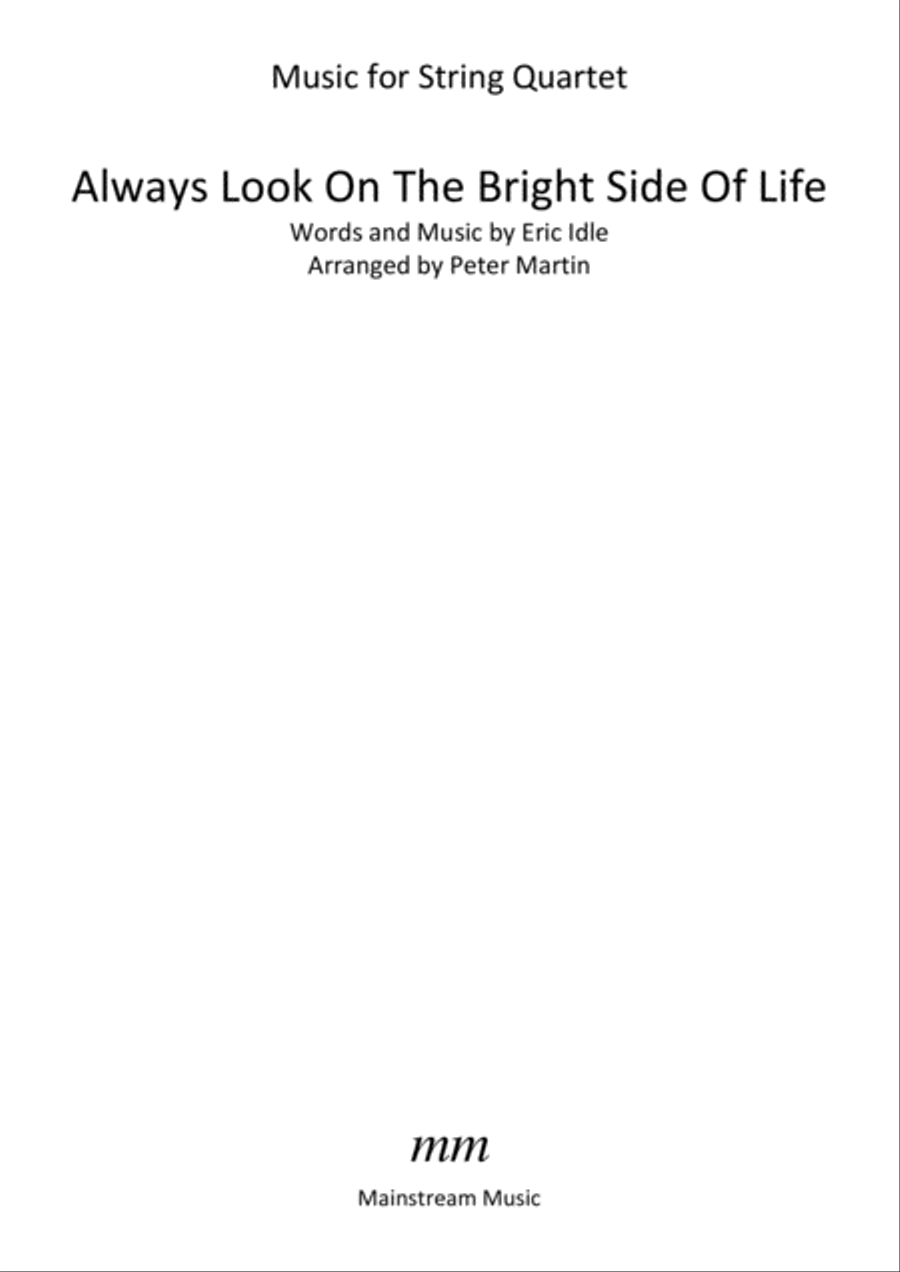 Always Look On The Bright Side Of Life String Quartet scores gallery preview page 2