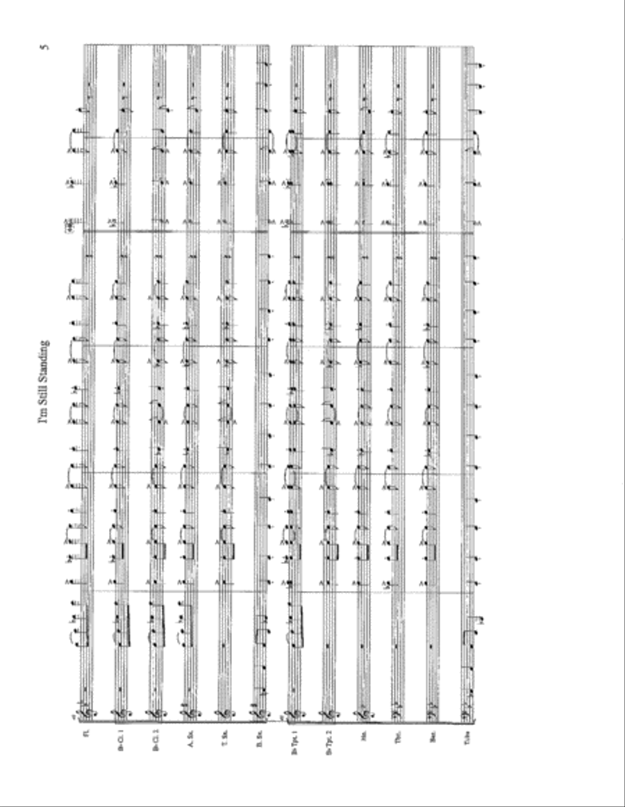 I'm Still Standing Marching Band scores gallery preview page 5