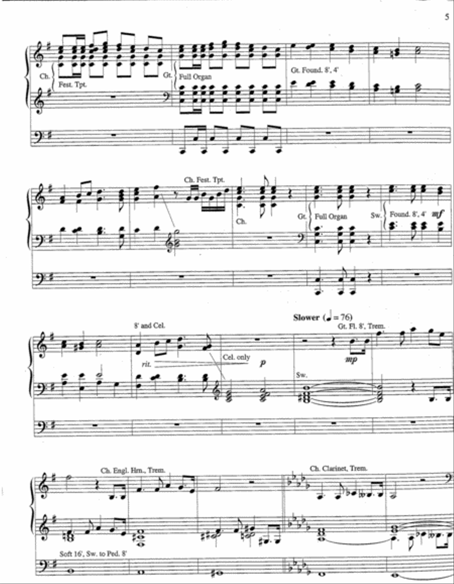 Two Festive Christmas Settings Organ scores gallery preview page 3
