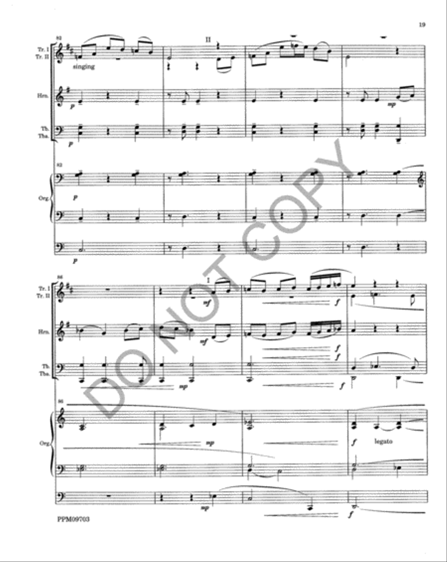 Triptych Choir scores gallery preview page 22