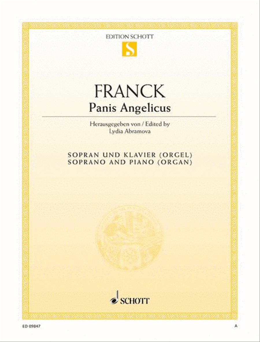 Panis Angelicus A major Voice Solo scores gallery preview page 1