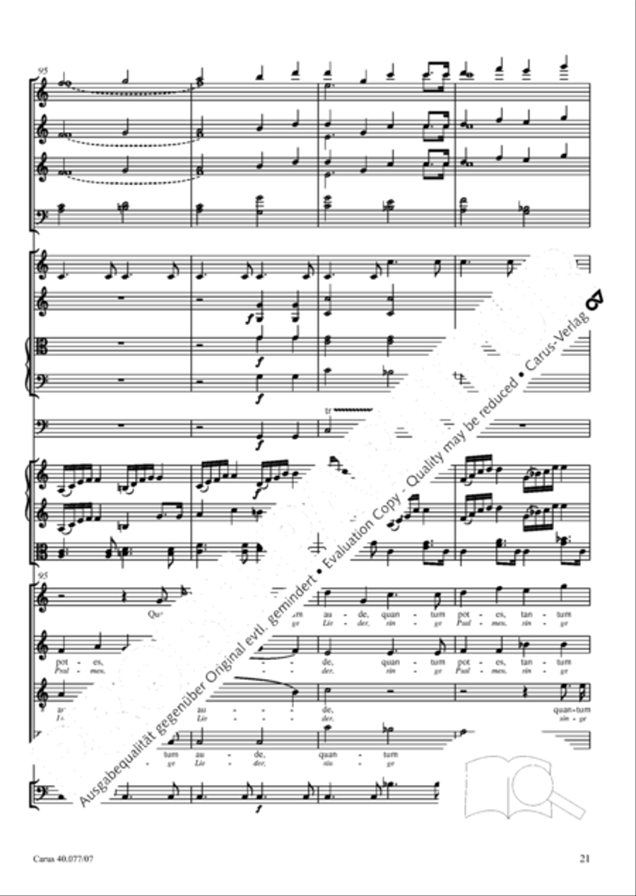 Lauda Sion 4-Part scores gallery preview page 34