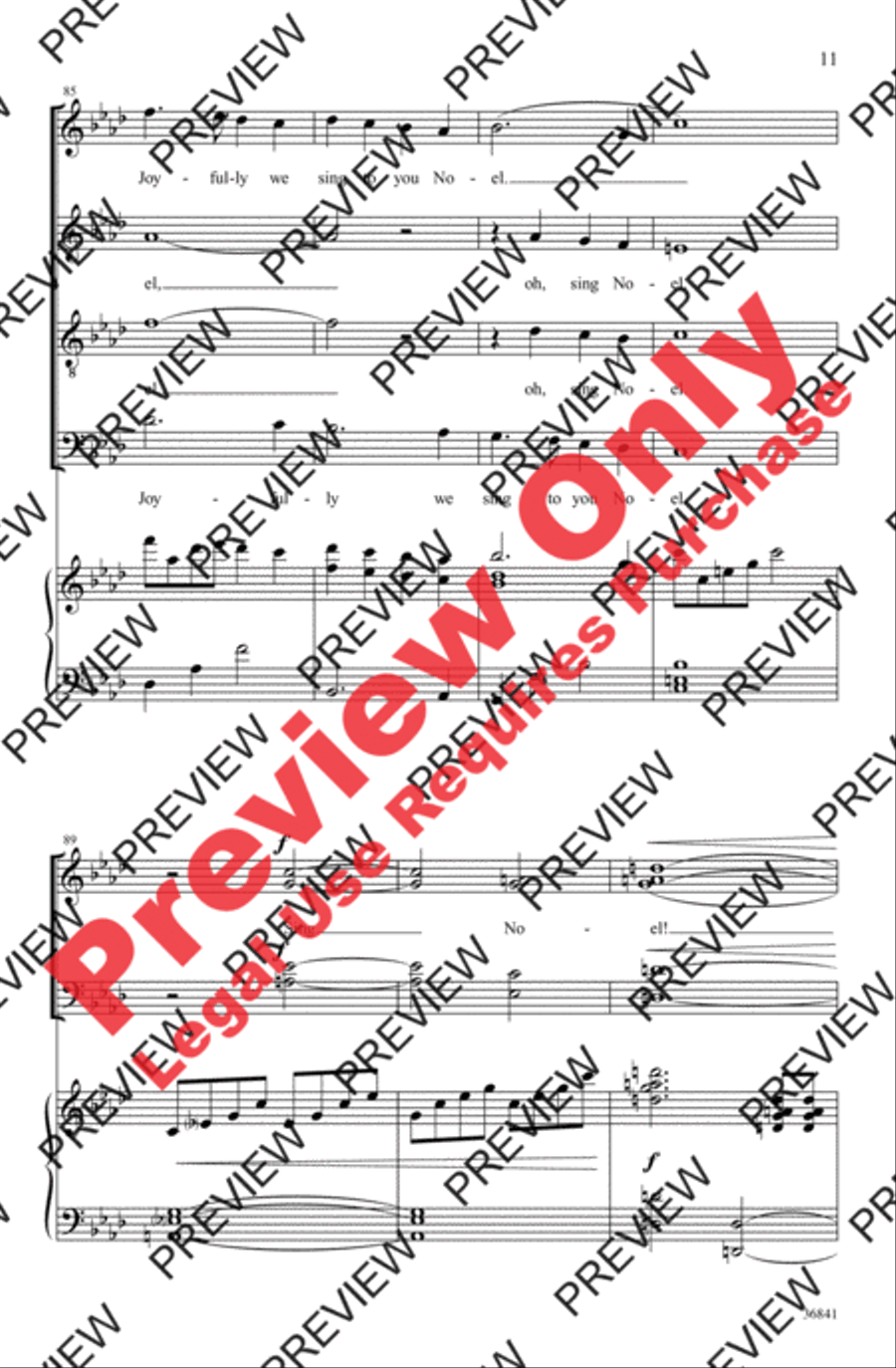 Sing We Now of Christmas Sing We Now of Christmas 4-Part scores gallery preview page 11