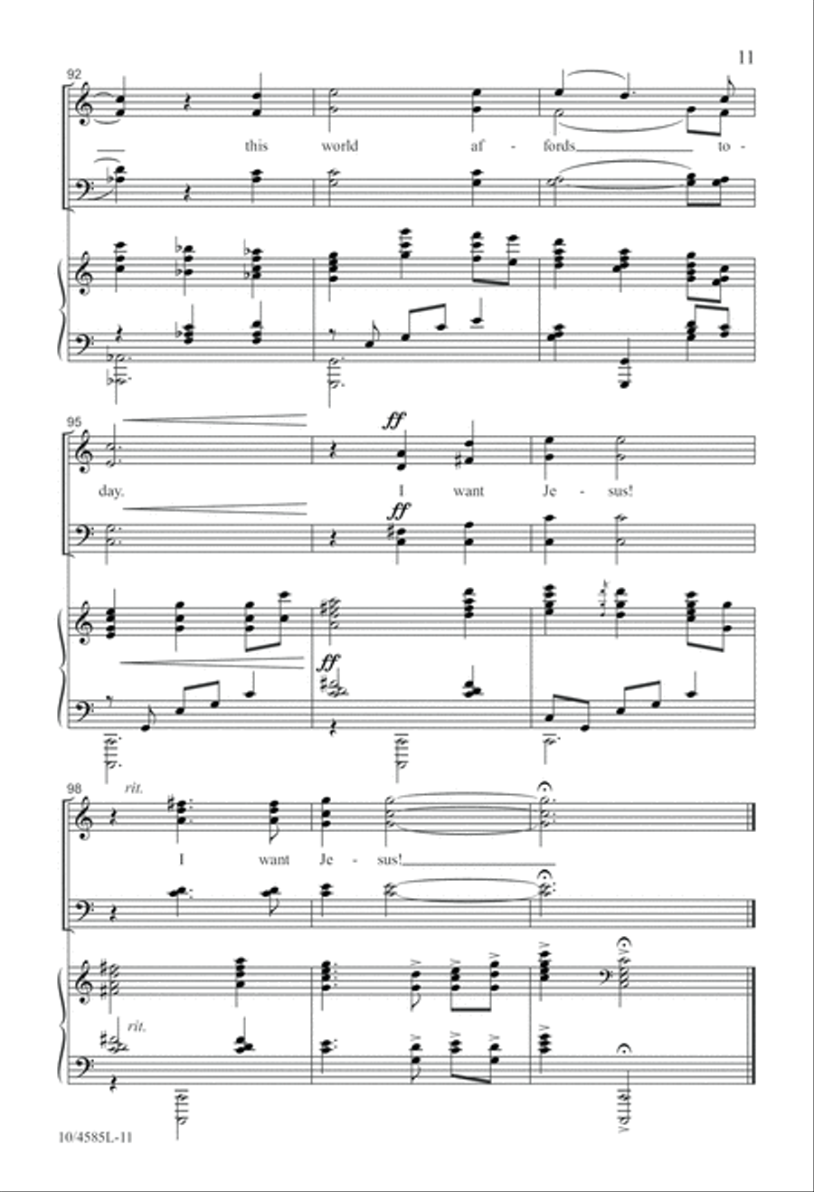I'd Rather Have Jesus I'd Rather Have Jesus 4-Part scores gallery preview page 12