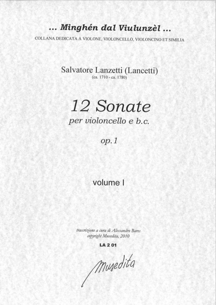 12 Sonate op.1 (Paris, s.a.)