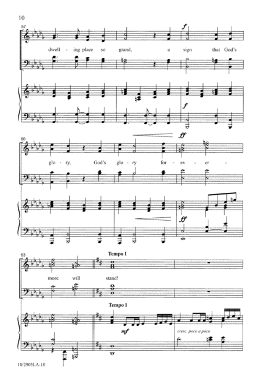 Shout to the Lord a New Song 4-Part scores gallery preview page 10